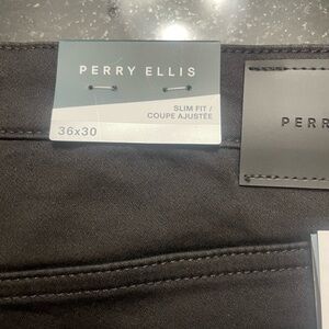 Perry Ellis Charcoal Gray Pants
